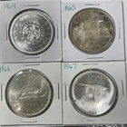 1964 1965 1966 1967 Lot Of 4 Canada Silver Dollars