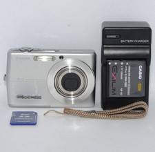 CASIO EXILIM EX-Z500 Silver Compact Digital Camera Tested Great Condition