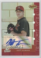 2005 Bowman's Best Red 113/199 Matt Albers #132 Auto 0gm
