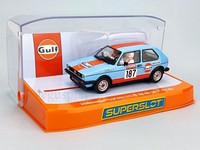 Slot Car Superslot H4609 Volkswagen Golf #187- Gulf Edition