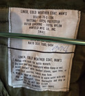 New USGI US Military Cold Weather M65 Field Coat Liner Size Small Woobie Green — photo 3
