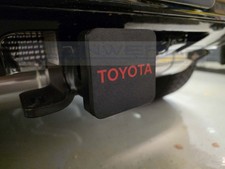 Toyota Font Red Black Tow Hitch Cover For 2 Tow Hitch Waterproof Toyota Font Red Black Tow Hitch Cover For 2 Tow Hitch Waterproof