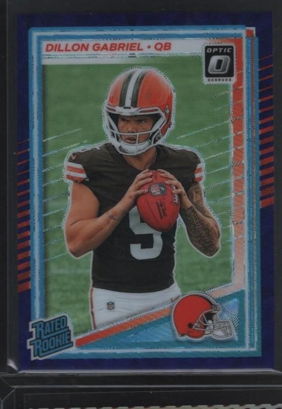 2025 Donruss Optic #263 Dillon Gabriel Purple Shock