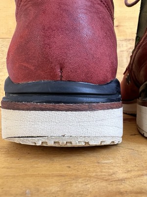 Visvim 7-HOLE '73-FOLK BURGUNDY LEATHER BOOTS SIZE US 10 | eBay