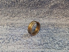 Connecticut Handcrafted Washington Quarters coin ring, size 7- 1/2 1999