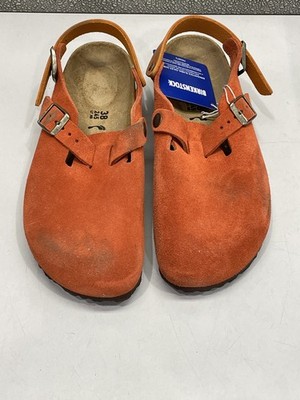 Birkenstock Unisex Tokio II Suede Slide On Shoe US W7/M5 Rust Brown