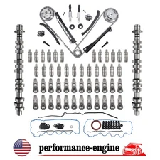 Camshaft Rocker Arms Lifters 5.4 Timing Chain Kit  for Ford F150 F350   5.4L 3V