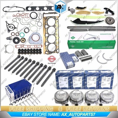 For VW Audi A3 A4 A5 1.8 TFSI CDH CDA OEM Engine Overhaul Rebuild Kit STD/+0.5MM