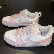 Nike Court Borough Low Recraft DV5456-105 Pink Sneakers Girls Size 7y