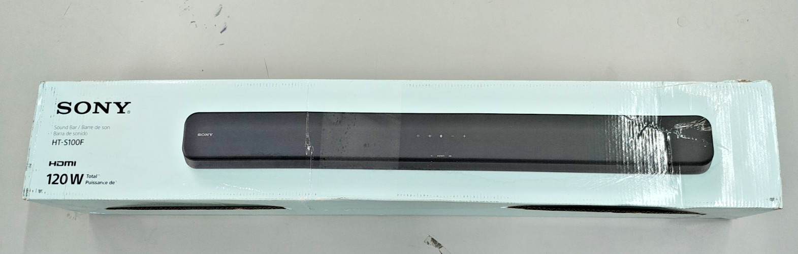 Sony 2.0CH S-Force Front Surround Bass Reflex Soundbar HTS100F - BLACK
