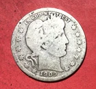 1909S US Barber SILVER Quarter "San Francisco" Mint! Good! Lower Mintage Coin!