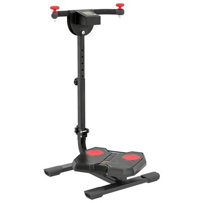 Ab Twister Height Adjustable Twist Board with LCD Monitor Core Fitness, Red