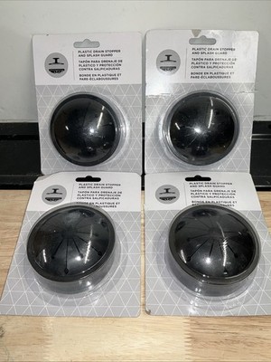 Qty 4 Waste King 1025 Plastic Mount Garbage Disposal Drain Stopper& Splash Guard