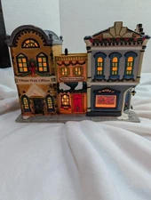 St Nicholas Square Village Collection MAIN STREET Illuminated Christmas Decor