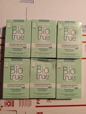 6x Bio true Hydration Boost Lubricant Eye Drops 2 Pack Each