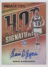 2018-19 Panini NBA Hoops Hot Signatures Ernie DiGregorio #HS-EDG Auto a8x