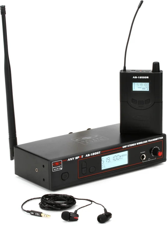 Galaxy Audio AS-1200N Wireless In-ear Personal Monitor System - N Band