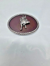 Nocona Belt Buckle-Man on Bull Pre Owned