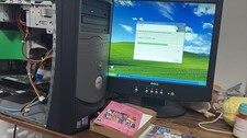 Vintage Dell Dimension 2400 Retro Gaming PC computer Windows XP Serial Port