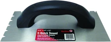 2093 3/16 Inch X 1/4 Inch X 1/2 Inch V Notch Trowel