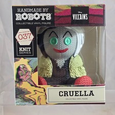 HANDMADE BY ROBOTS Collectible 5" Vinyl Figure Knit DISNEY VILLAINS Cruella