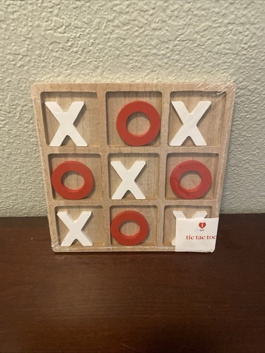 Holz Tic-Tac-Toe Spiel XO Brettspiel, Kinder- und Familienspiel XO altes Spiel - Bild 1 von 4