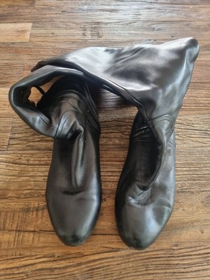 LORIBLU Lederstiefel Schwarz Gr. 38