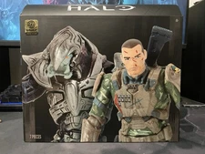 World Of Halo Sgt. Forge Arbiter Ripa Moramee 4" 1:16 Scale Jazwares Vault Wars