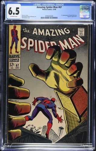 Amazing Spider-Man #67 - Marvel Comics 1968 CGC 6.5 1st appearance of Randy Robe