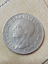 1 Lira 1943 Impero RARA, Vittorio Emanuele III Regno D'Italia