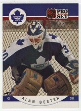 Allan Bester - Toronto Maple Leafs (NHL Hockey Card) 1990-91 Pro Set # 275 Mint