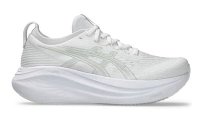 Size 8.5 - Asics Gel Nimbus 27 White Glacier Grey