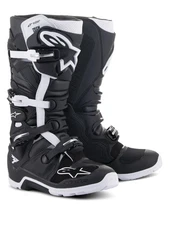 NEW Alpinestars Tech 7 Motocross Dirt Bike Enduro Off-Road Boots Blk/Wht Size 10