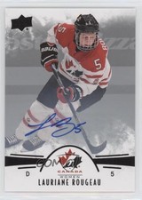 2016 Upper Deck Team Canada Juniors Women's Black Lauriane Rougeau #10 Auto 0d7y