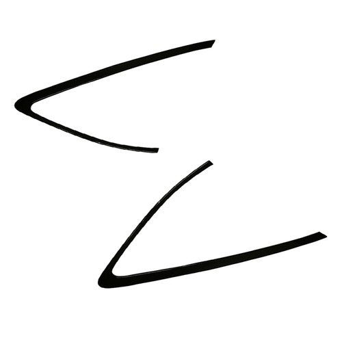 For RX330 RX350 RX400h 2004-2009 Left & Right Rear Quarter Window Trim Black - Picture 4 of 8