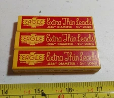 Vintage Eagle Pencil Company Blue Lead 2561 Mechanical Pencil Advertising Lot