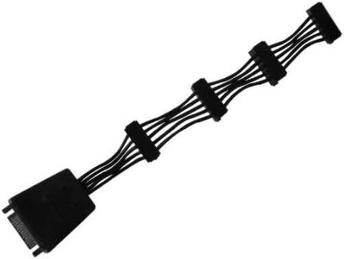 SilverStone Technology CP06-E4 Super Flexible 4-in-1 SATA Power Adapter - Picture 1 of 4
