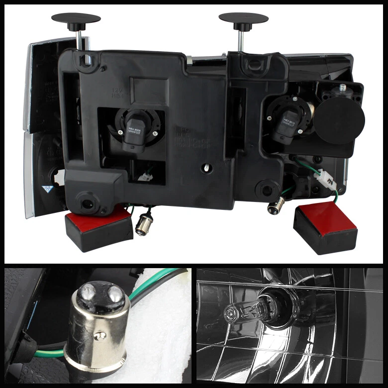 Faros + esquina + luz de parachoques LED para Chevy Silverado Suburban GMC Sierra 1988-1993 Foto 4 de 4