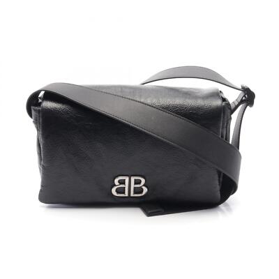 BALENCIAGA MONACO Flap Messenger S Shoulder Bag BALENCIAGA MONACO Flap Messenger S Shoulder Bag