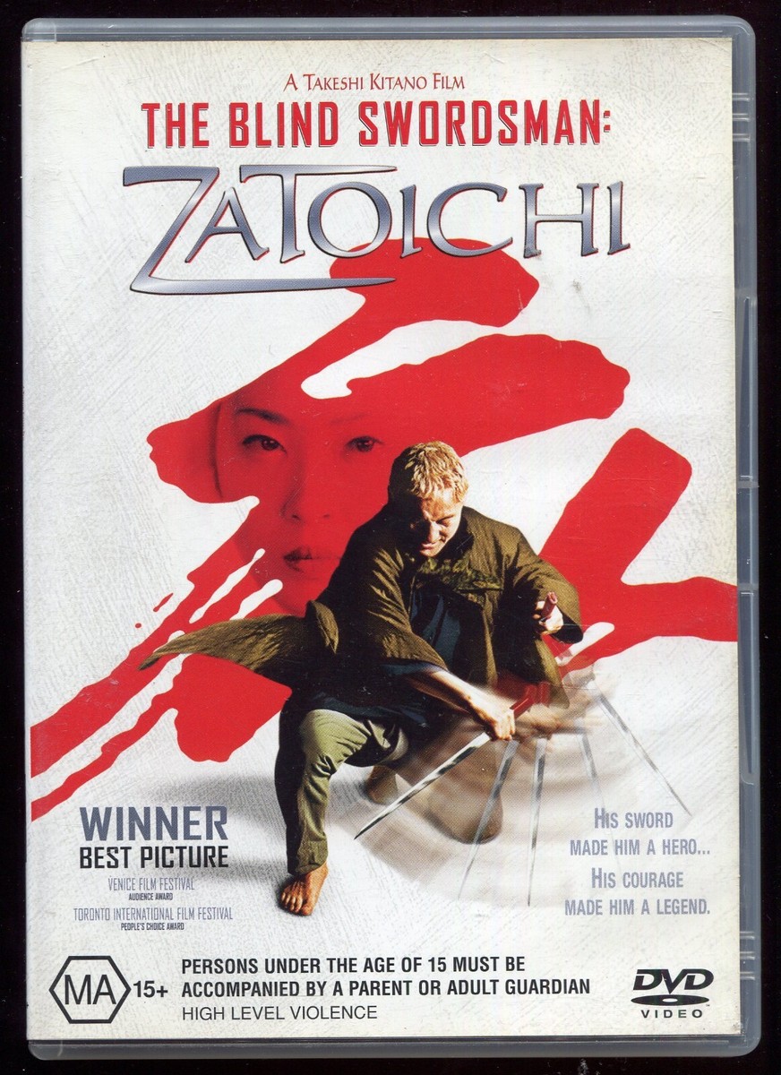 The Blind Swordsman: Zatoichi (DVD, 2003, Region 4) Takeshi Kitano