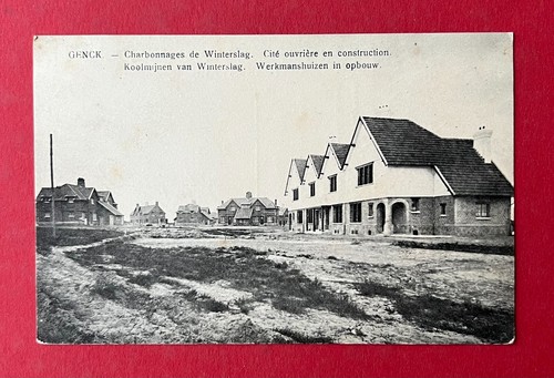 AK GENCK in Flandern Belgien 1918 Kohlebergwerke von Winterslag ( 136689