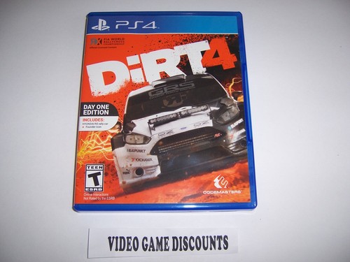 Original Box Case Replacement Sony PlayStation 4 PS4 DIRT 4 FOUR