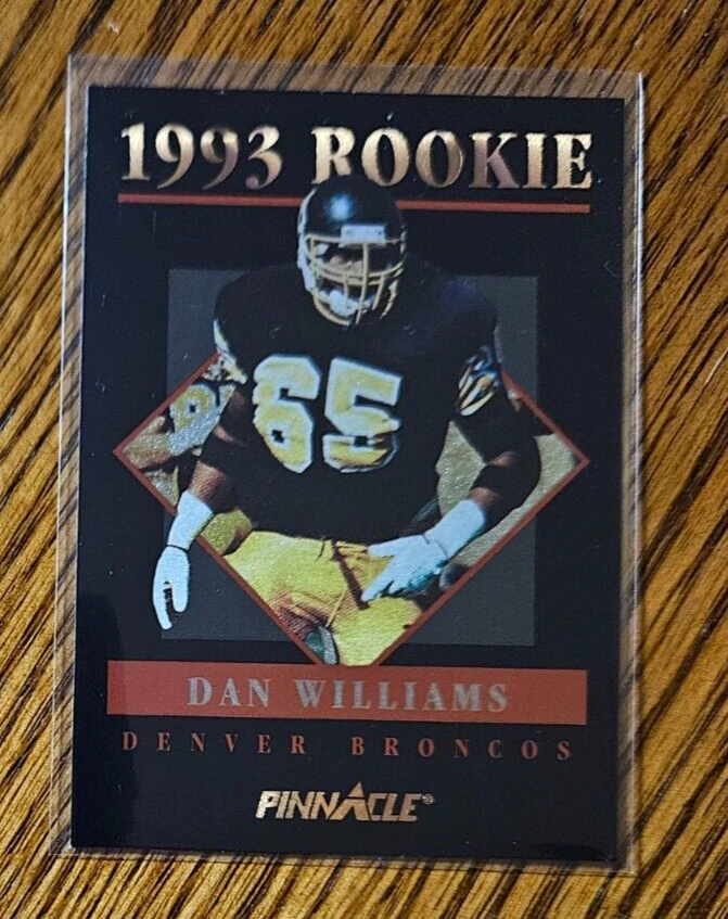 Dan Williams RC - 1993 Pinnacle Rookie Insert (SP) Rare No.8 - Denver Broncos