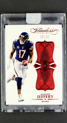 2016 Panini Flawless Ruby 14 Alshon Jeffery /15 Uncirculated *Real Ruby in Card*