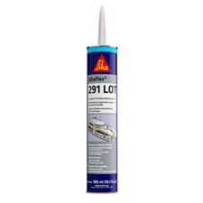 Sika Sikaflex 291 LOT Slow Cure Adhesive Sealant 10.3oz 300ml Cartridge - White