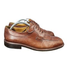 Miguel Angel Oxford Shoes Mens 10 M Brown Leather Derby Dress Shoes Spain