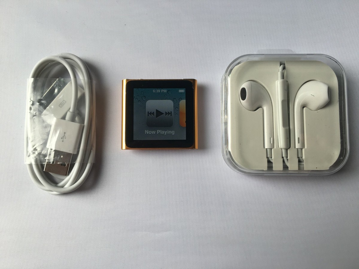 Apple iPod nano 6th Generation Orange (8GB) 885909423798| eBay