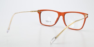 その他 STELLAR TIMES FEB31ST Glasses Frame JESSY C007904009 Gold Braun Wood
