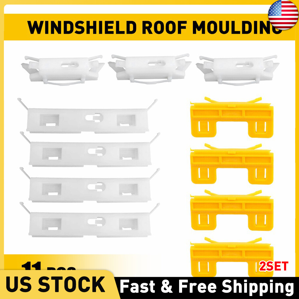 22X Auto Car Windshield Roof Moulding Clips Repair Set For 2004-09 Acura TL TSX