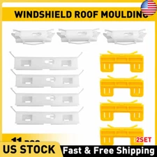 22X Auto Car Windshield Roof Moulding Clips Repair Set For 2004-09 Acura TL TSX